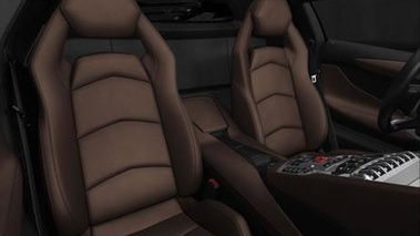 Lamborghini Aventador LP700-4 marron mate sièges