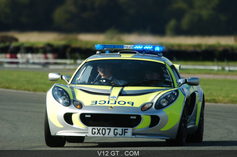 Lotus Exige Police. La police anglaise en Lotus