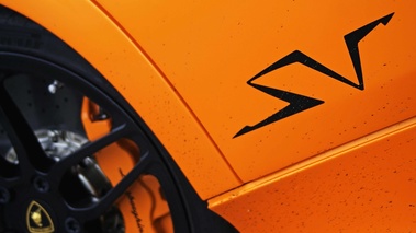 Lamborghini Murcielago LP670-4 SV orange logo SV