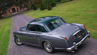 Bentley Continental S1 gris Anvers 3/4 arrière gauche penché vue de haut