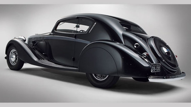 Delage D8-120 Aerosport Coupé Noir 3/4 arrière gauche