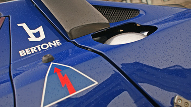 Lancia Stratos Gr.4 bleu Bruxelles logo Bertone