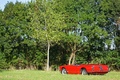 Maserati 3500 GT Spyder rouge 3/4 arrière gauche 2