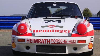 Porsche 3.0 RSR blanche vue de face.