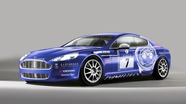Aston Martin Rapide Bleue Nûrburgring 2010