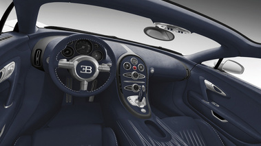 Bugatti Veyron Dark Blue - habitacle, tableau de bord