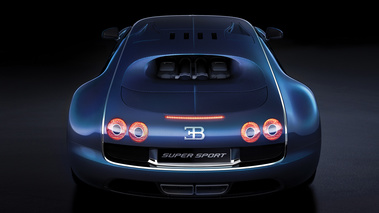 Bugatti Veyron Super Sport - bleue - face arrière
