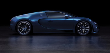 Bugatti Veyron Super Sport - bleue - profil