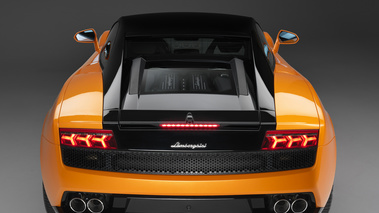 Lamborghini Gallardo Bicolore - orange et noire - face arrière