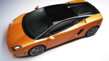 Lamborghini Gallardo Bicolore - orange et noire - supérieur avant gauche