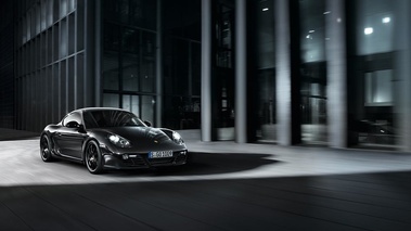 Porsche Cayman S Black Edition - 3/4 avant droit