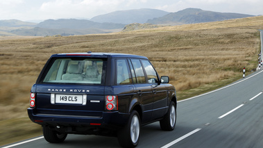 Range Rover 2011 - bleu foncé - 3/4 arrière droit
