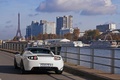 Tesla Roadster Sport blanc 3/4 arrière gauche travelling 3