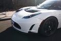 Tesla Roadster Sport blanc jante travelling