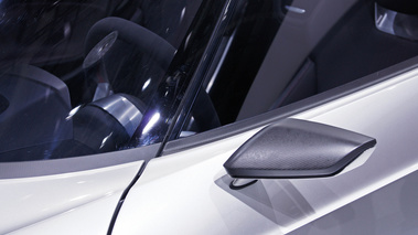 Mondial de l'Automobile Paris 2010 - Audi E-Tron anthracite rétroviseur