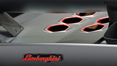 Mondial de l'Automobile Paris 2010 - Lamborghini Sesto Elemento carbone logo