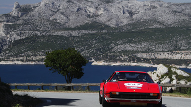 Tour Auto 2012 - Ferrari 328 GTB rouge face avant