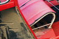 Citroën 2CV Google rouge détail