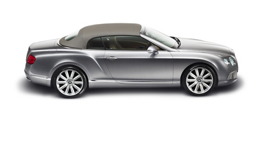 Bentley Continental GTC 2011 - gris - profil droit fermé