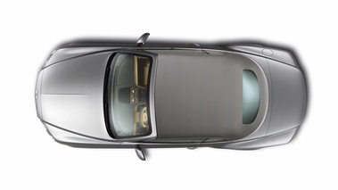 Bentley Continental GTC 2011 gris vue du dessus capoté