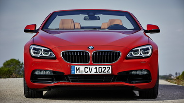 BMW 650i 2015 Cabrio - Rouge - Face avant