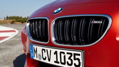 BMW M6 2015 - Orange - Détail, calandre