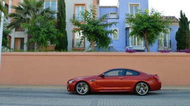 BMW M6 orange profil