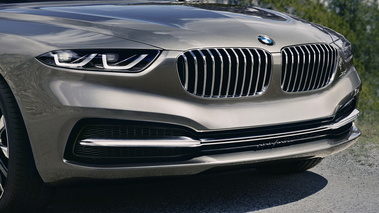 BMW Pininfarina Gran Lusso Coupé Concept - gris - détail face avant