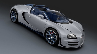 Bugatti Veyron Grand Sport Vitesse Rafale - 3/4 avant droit penché ouvert