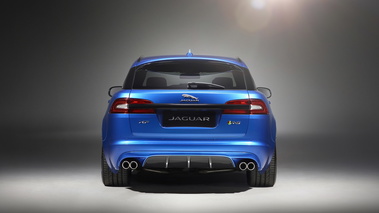 Jaguar XFR-S Sportbrake - bleu - vue arrière
