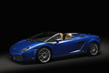 Lamborghini Gallardo LP550 - bleue - 3/4 avant gauche