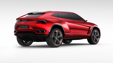 Lamborghini Urus Concept - rouge - 3/4 arrière droit