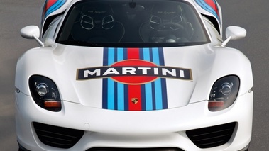 Porsche 918 Spyder Martini Racing - face avant