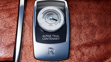 Rolls-Royce Ghost Alpine Centenary Tour - Bleue - horloge