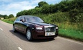Rolls Royce Ghost EWB bordeaux 3/4 avant droit travelling