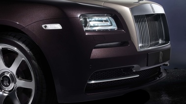 Rolls Royce Wraith marron/beige phare avant