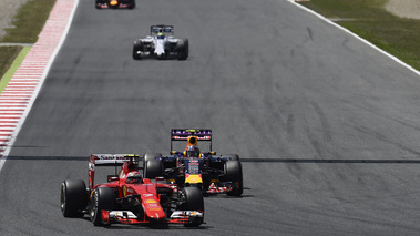 F1 GP Espagne 2015 Ferrari et Red Bull