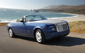 Rolls Royce Drophead Coupé bleue 3/4 avant D