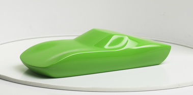 Dufour - sculpture - Lamborghini Miura vert