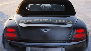 Bentley Continental SuperSports Convertible noir - ice record - face arrière coupé