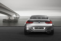 BMW Concept 6 Series Coupé gris face arrière