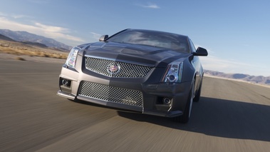 Cadillac CTS-V Coupé - grise - face avant