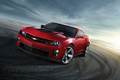 Chevy Camaro ZL1 - rouge - 3/4 avant gauche