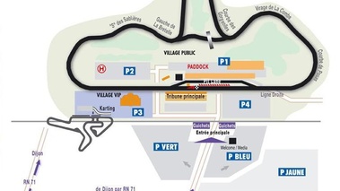 Circuit Dijon plan det