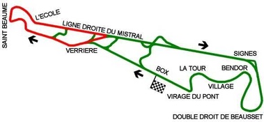 Circuit Paul Ricard plan det