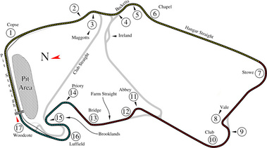 Circuit Silervstone plan det