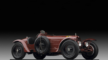 Exposition Ralph Lauren - Alfa Romeo 8C 2300 Monza rouge 3/4 avant droit