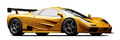 Exposition Ralph Lauren - McLaren F1 GTR LM jaune 3/4 avant droit