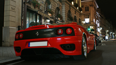 Ferrari 360 Challenge Stradale rouge 3/4 arrière droit - Costes