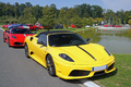 KB RossoCorsa IV - Ferrari F430 Scuderia 16M jaune & rouge 3/4 avant droit